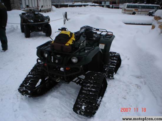 Yamaha na sněhu