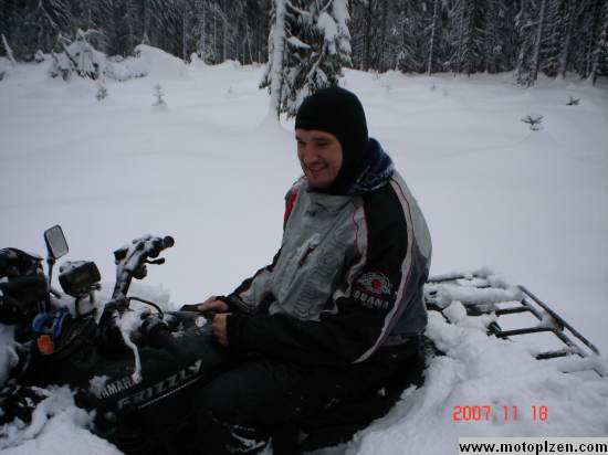 Yamaha na sněhu