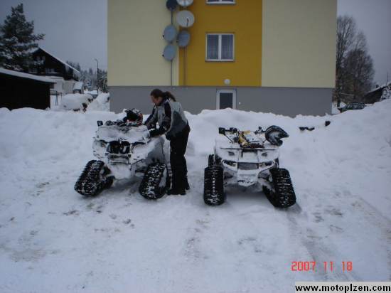 Yamaha na sněhu