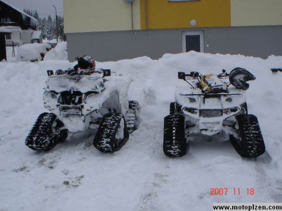 Yamaha na sněhu