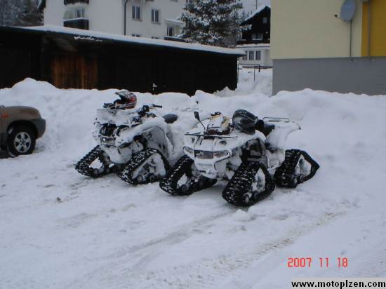 Yamaha na sněhu