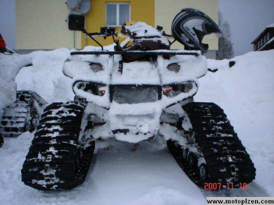 Yamaha na sněhu