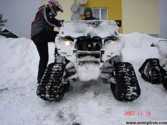 Yamaha na sněhu