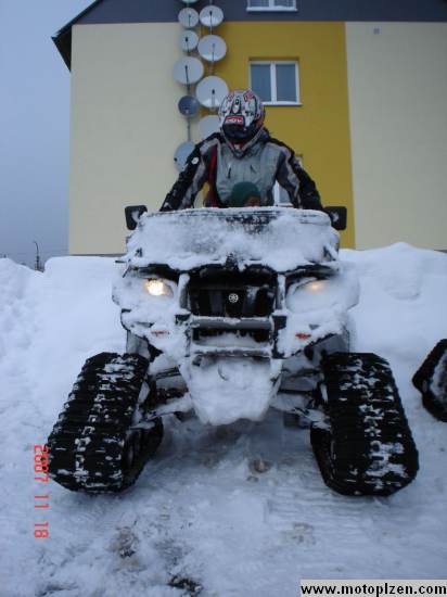 Yamaha na sněhu